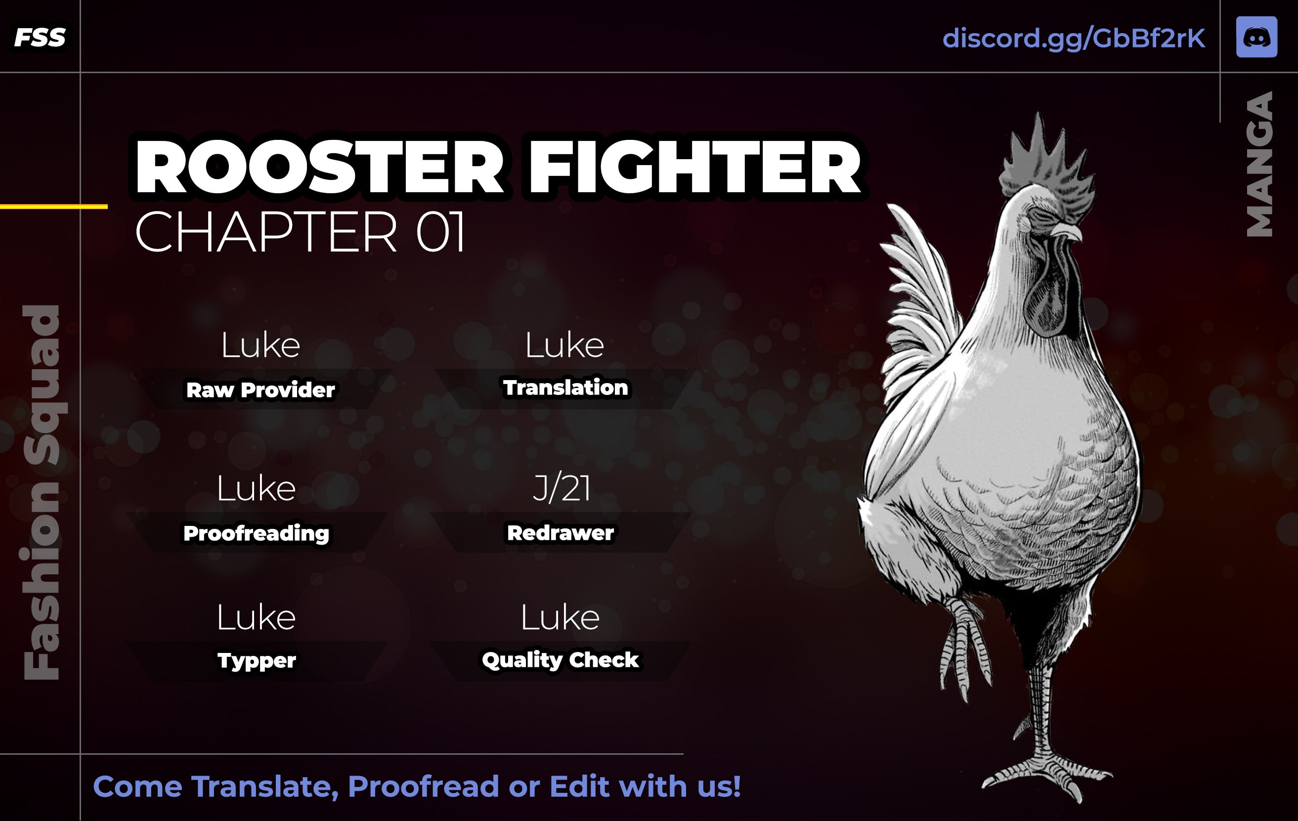 Rooster Fighter chapter 1 page 1