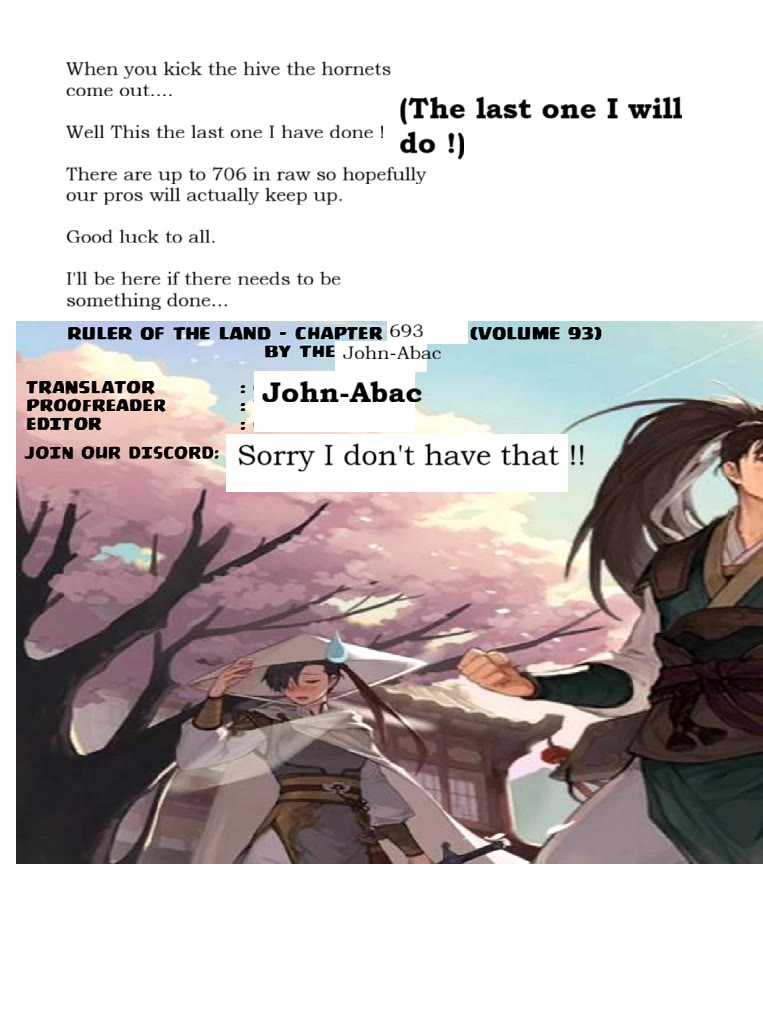 Ruler of the Land chapter 693 page 1