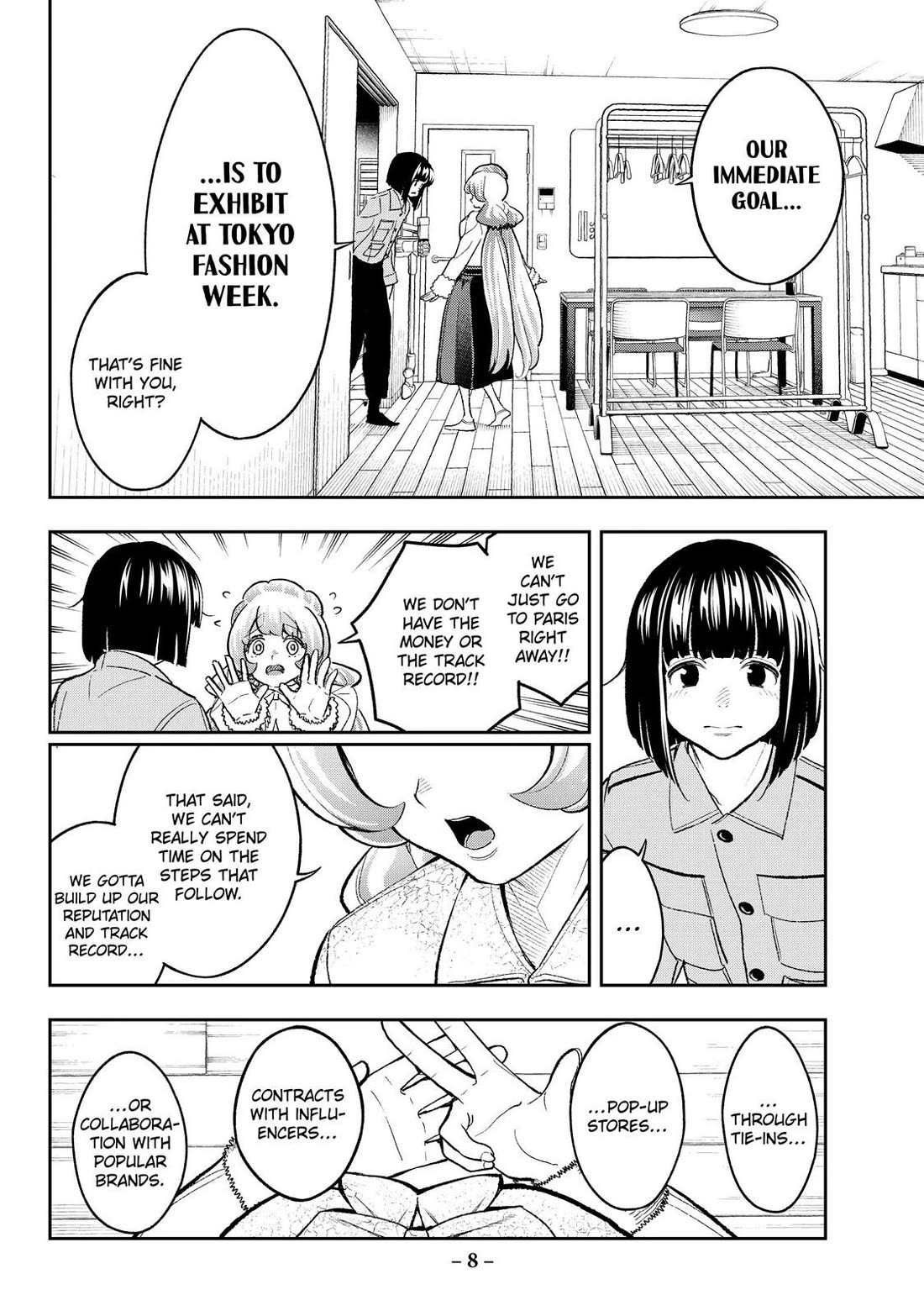 Runway de Waratte chapter 166 page 8