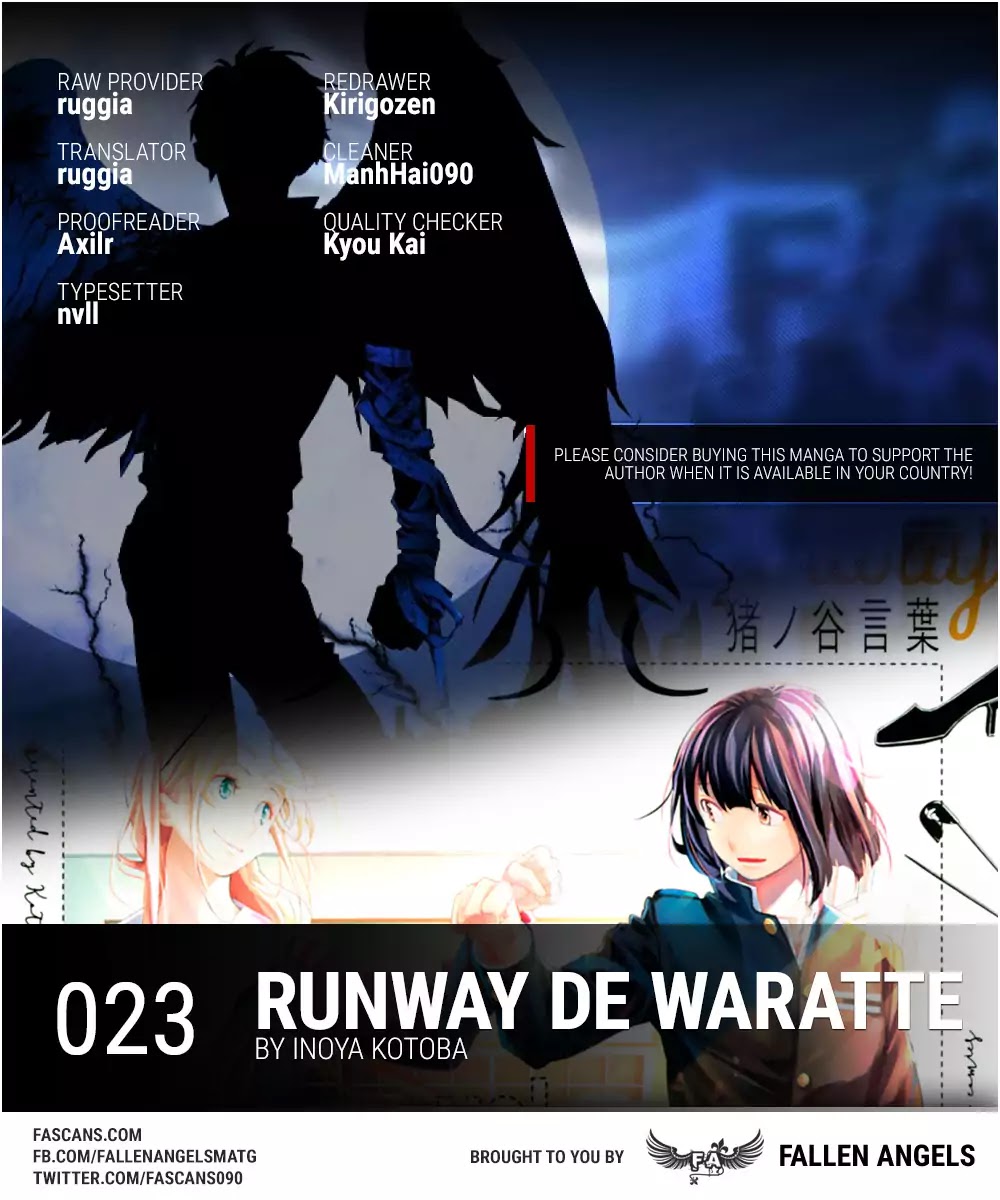 Runway de Waratte chapter 23 page 1