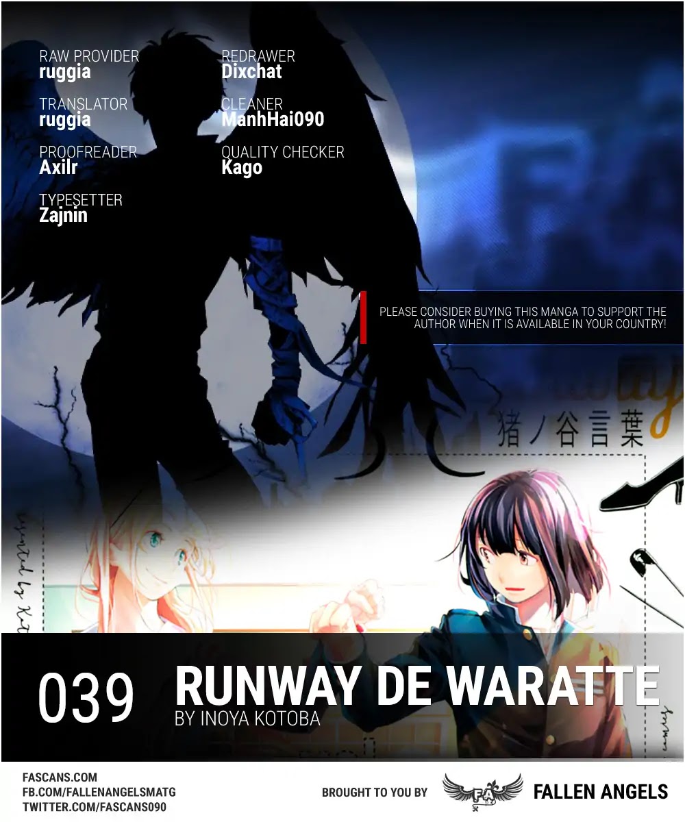 Runway de Waratte chapter 39 page 1