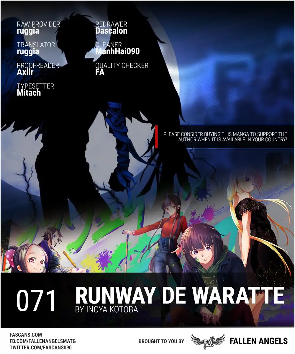 Runway de Waratte chapter 71 page 1