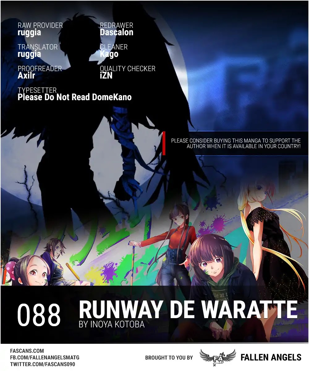 Runway de Waratte chapter 88 page 1