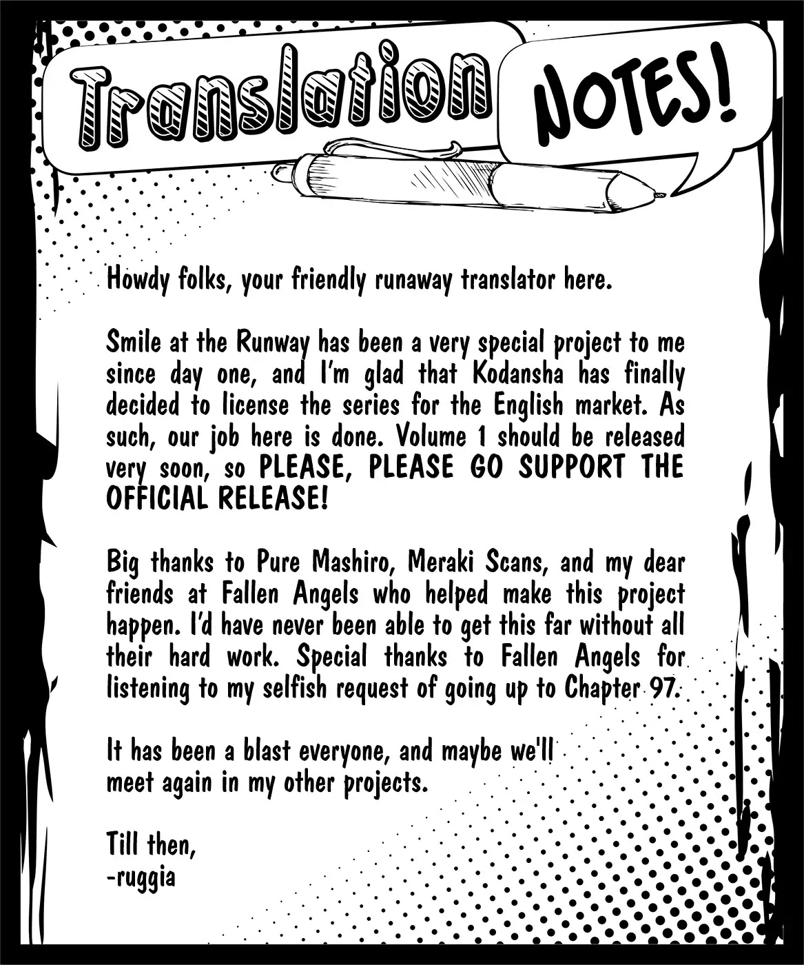 Runway de Waratte chapter 97 page 21