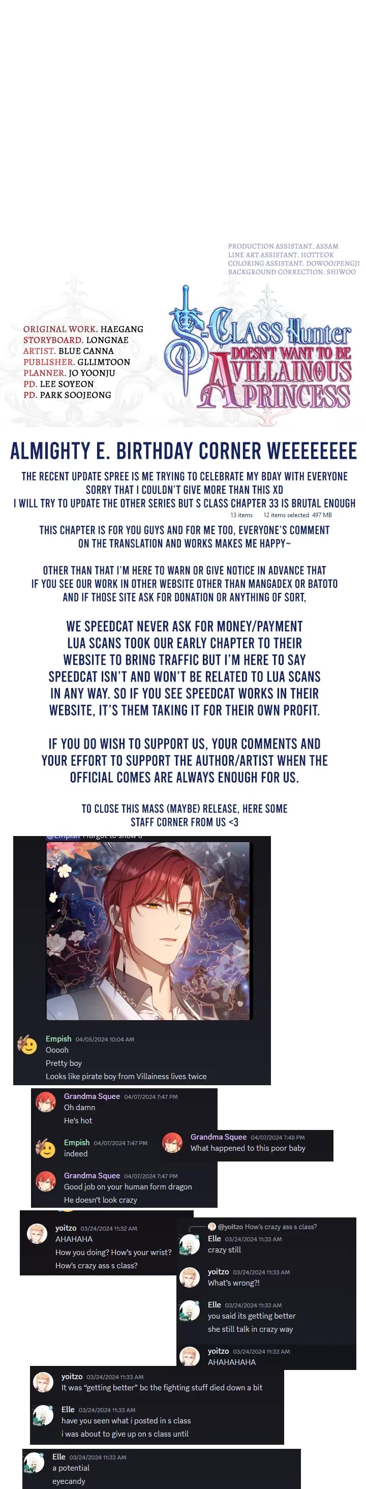 S-Class Hunter Doesn't Want to Be a Villainous Princess chapter 33 page 47