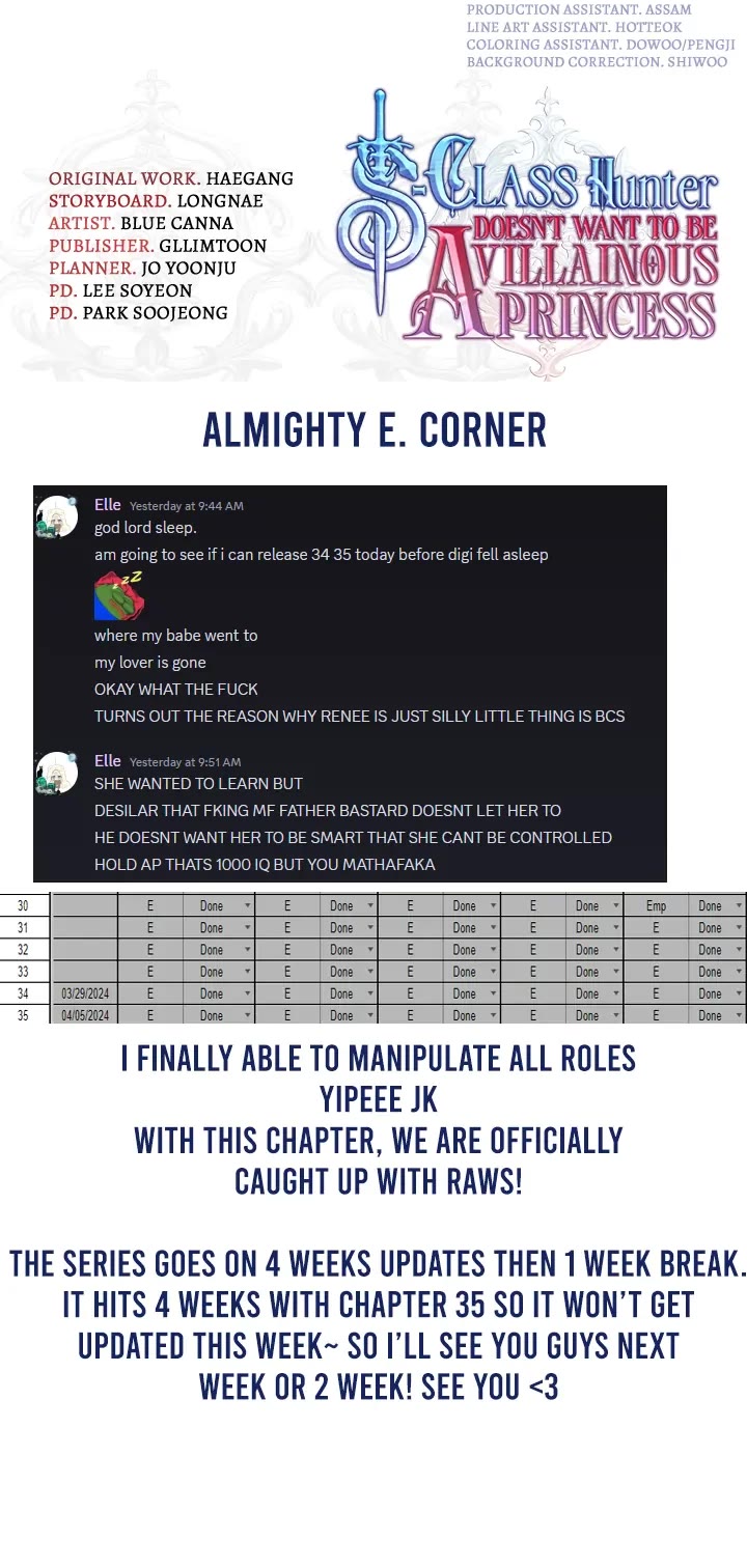 S-Class Hunter Doesn't Want to Be a Villainous Princess chapter 35 page 40