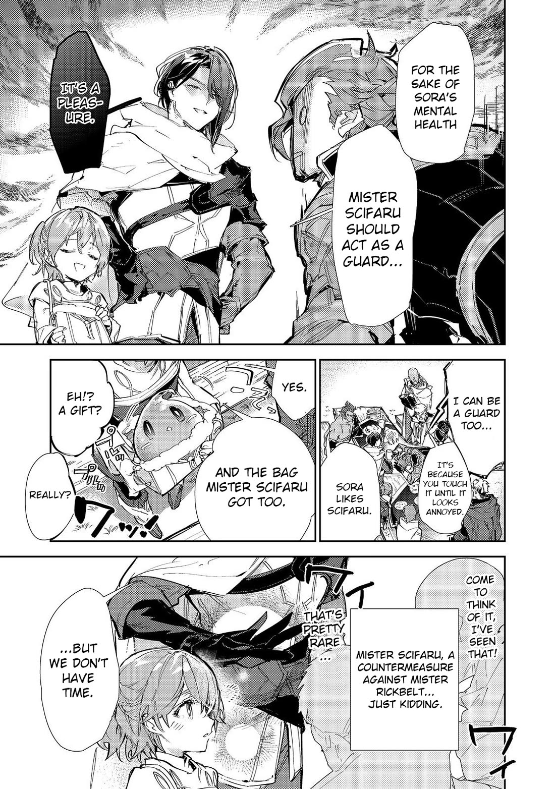 Saijaku teima wa gomi hiroi no tabi o hajimemashita . chapter 23 page 8