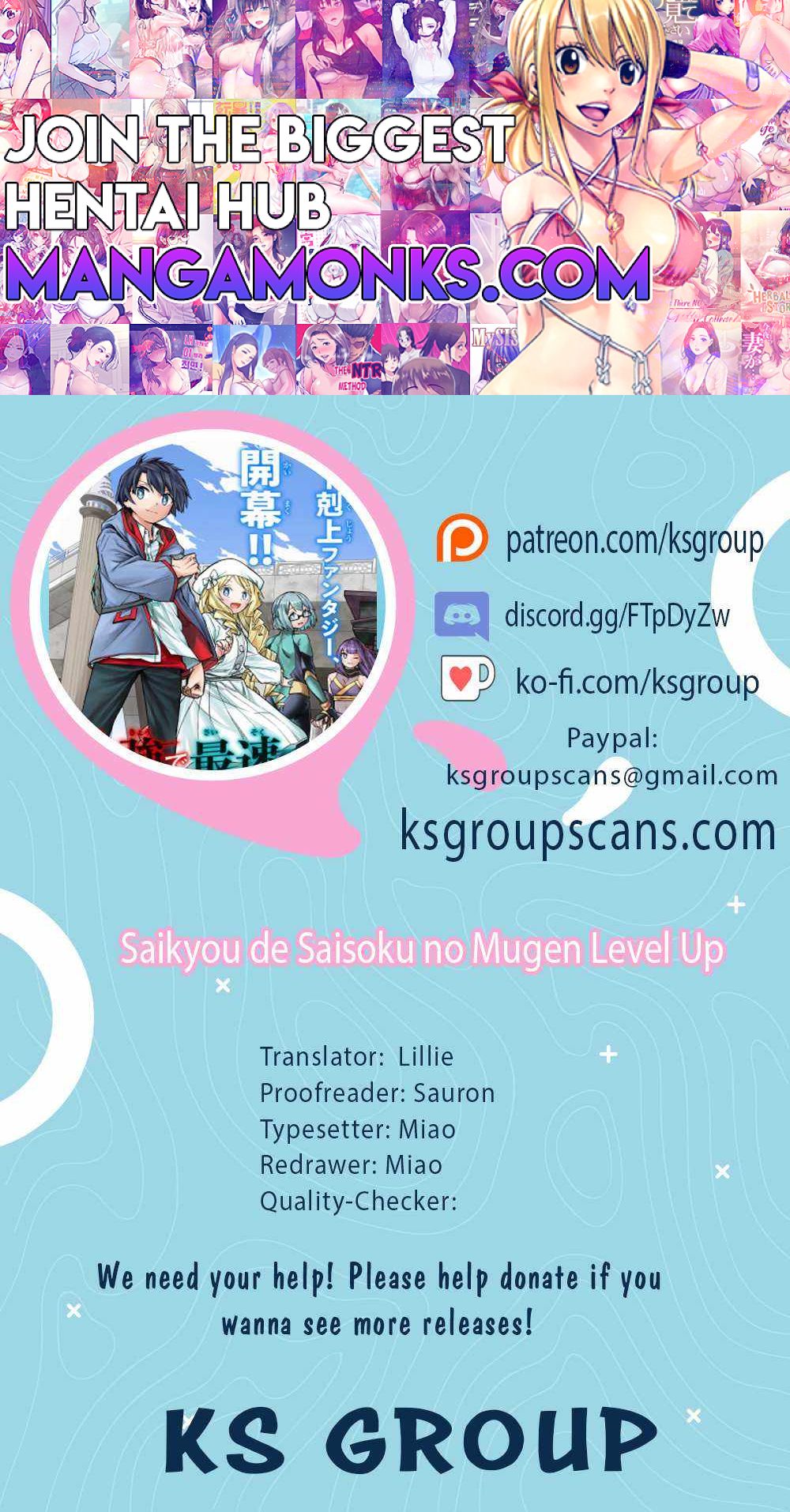 Saikyou de Saisoku no Mugen Level Up chapter 18 page 1