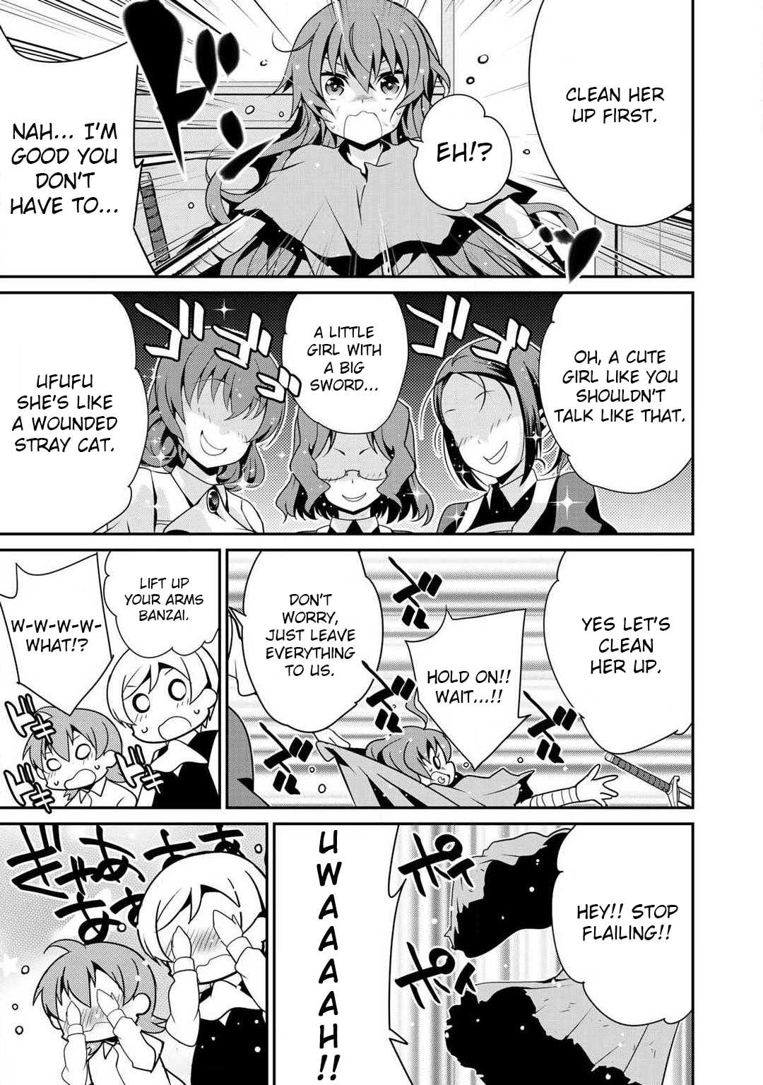 Saikyou no Kurokishi, Sentou Maid ni Tenshoku shimashita chapter 4 page 11