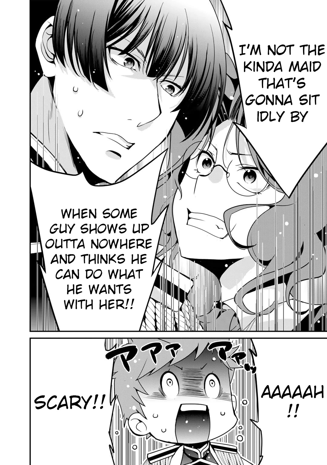 Saikyou no Kurokishi, Sentou Maid ni Tenshoku shimashita chapter 49 page 17