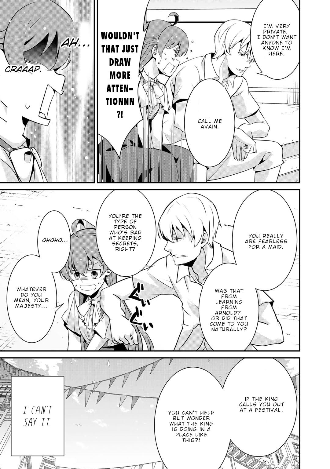 Saikyou no Kurokishi, Sentou Maid ni Tenshoku shimashita chapter 68 page 12