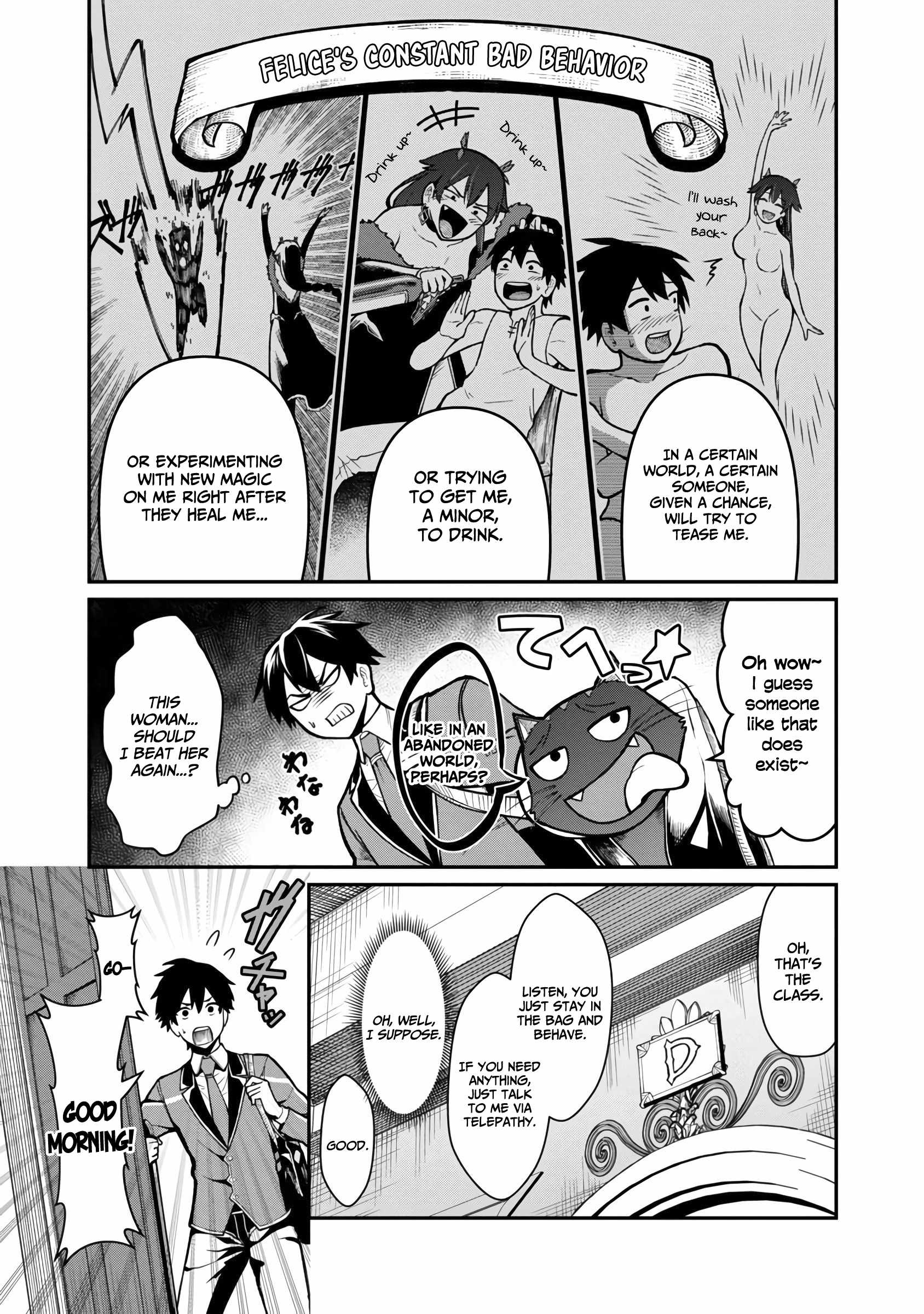 Saikyou no Maou ni Kitaerareta Yuusha Isekai Kikanshatachi no Gakuen de Musou Suru chapter 4 page 6