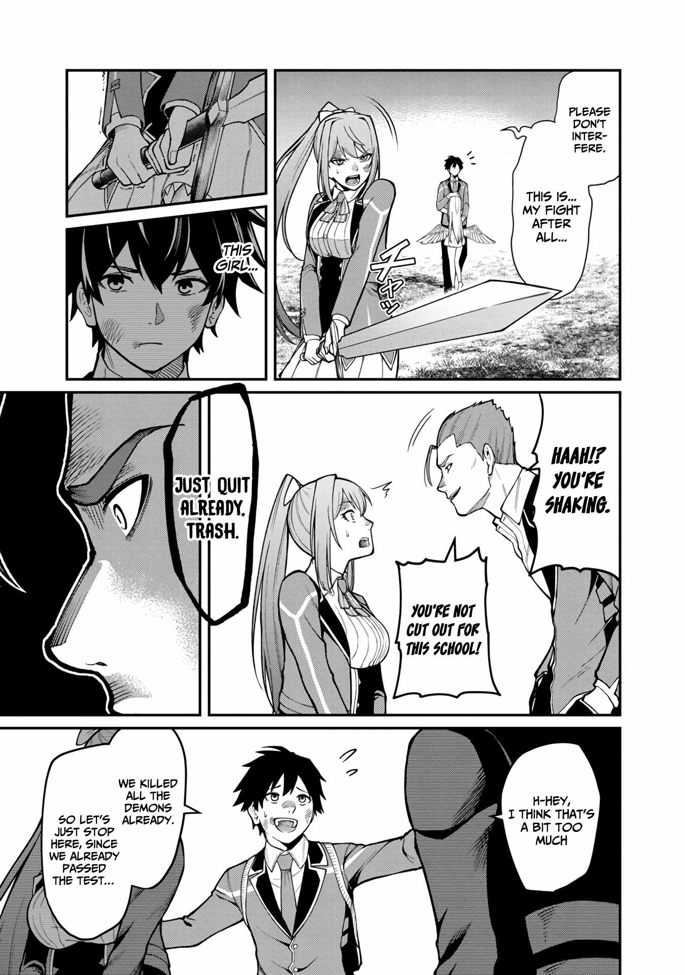 Saikyou no Maou ni Kitaerareta Yuusha Isekai Kikanshatachi no Gakuen de Musou Suru chapter 6 page 12