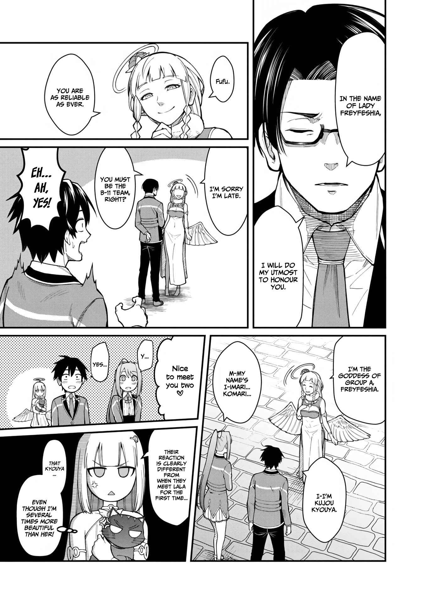 Saikyou no Maou ni Kitaerareta Yuusha Isekai Kikanshatachi no Gakuen de Musou Suru chapter 8 page 12