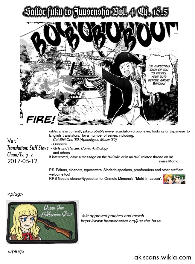 Sailor Fuku to Juusensha chapter 16.5 page 10