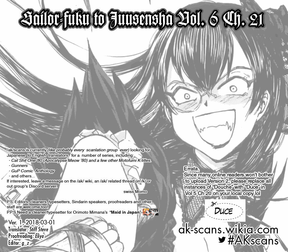 Sailor Fuku to Juusensha chapter 21 page 44