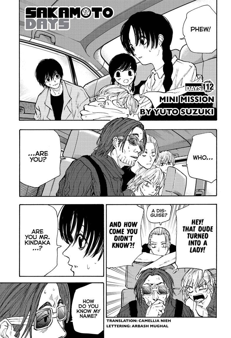 Sakamoto Days chapter 112 page 1