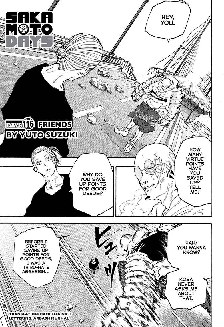 Sakamoto Days chapter 116 page 1