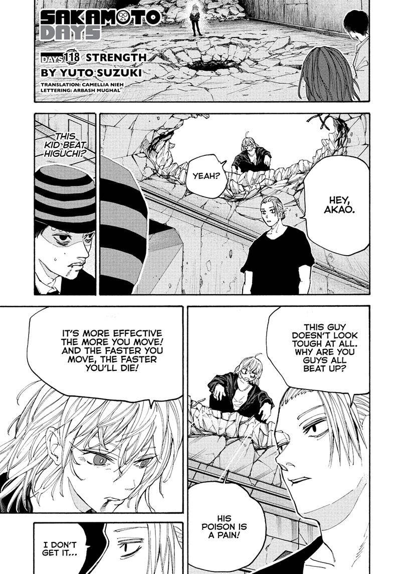 Sakamoto Days chapter 118 page 1