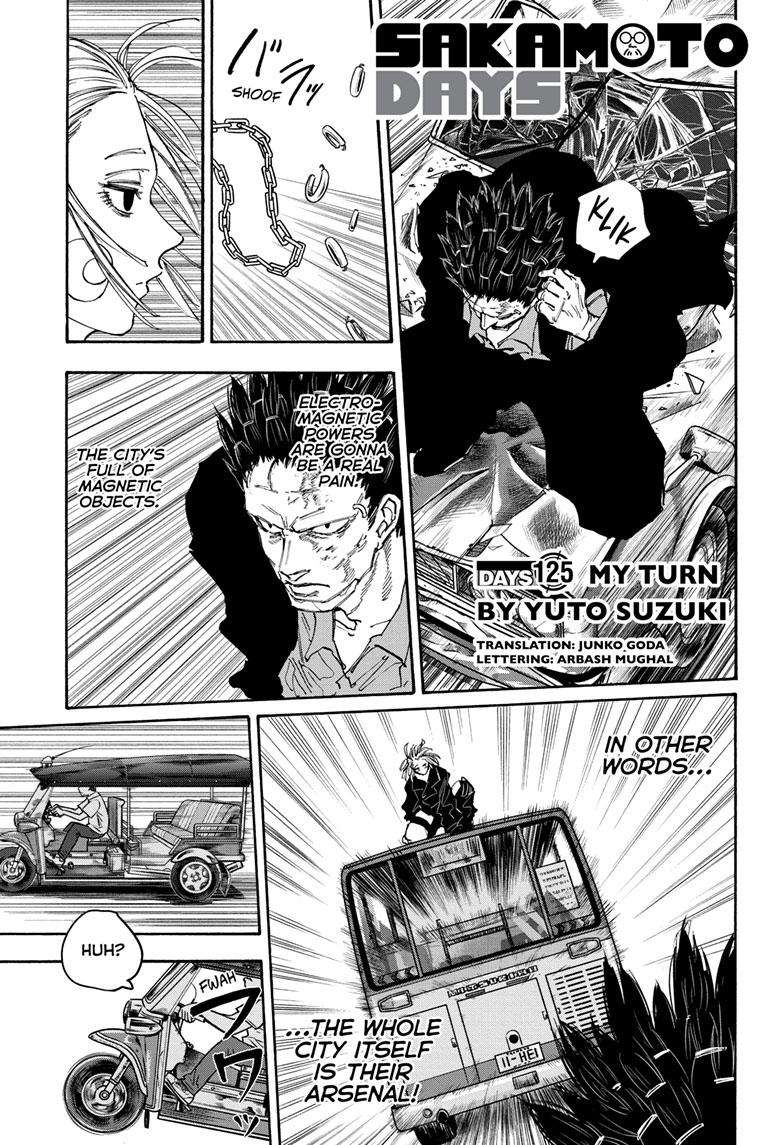 Sakamoto Days chapter 125 page 1