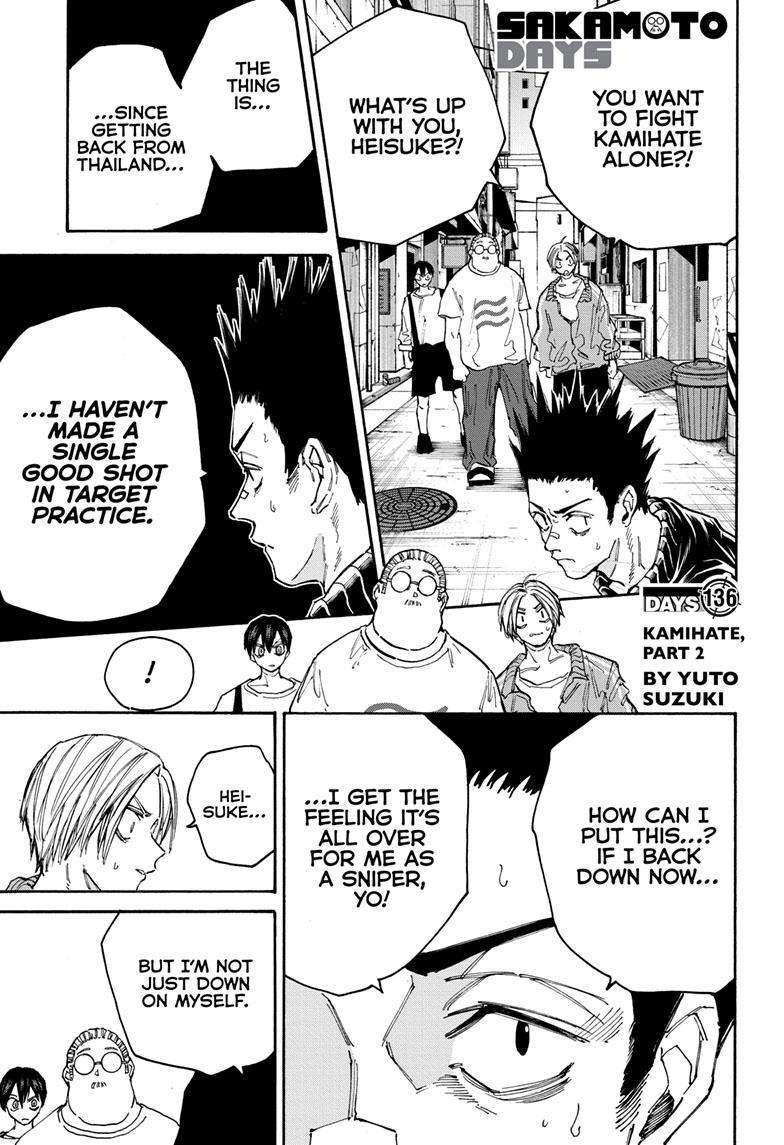 Sakamoto Days chapter 136 page 1