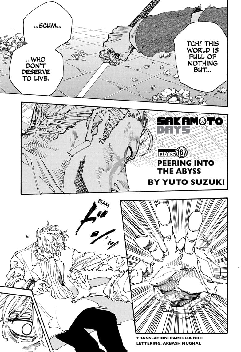 Sakamoto Days chapter 167 page 1