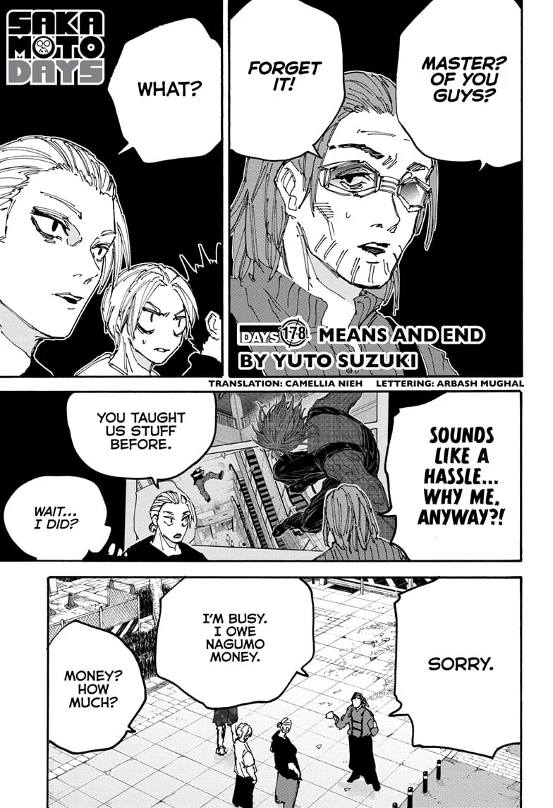 Sakamoto Days chapter 178 page 1