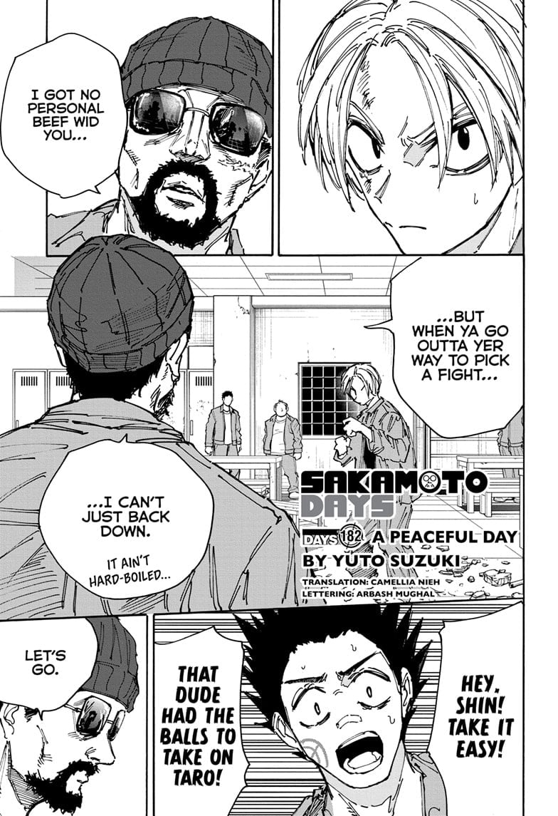 Sakamoto Days chapter 182 page 1
