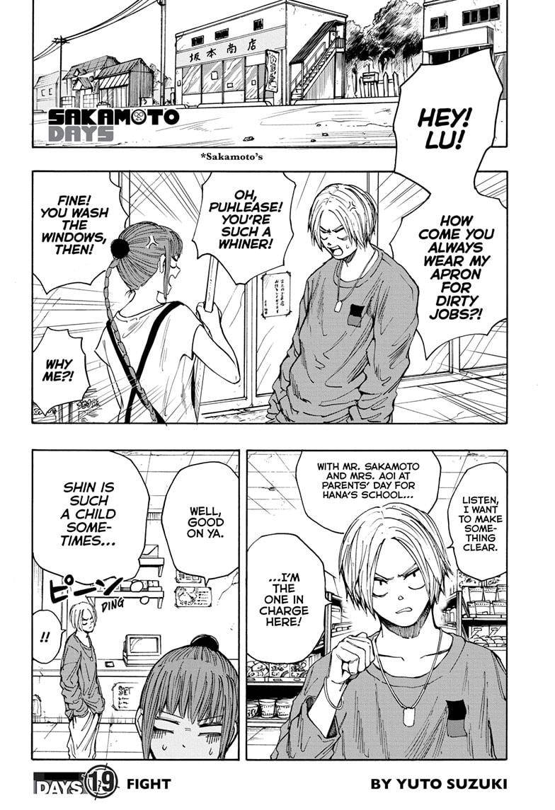 Sakamoto Days chapter 19 page 2