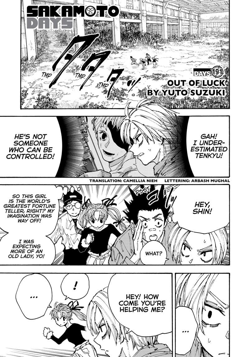 Sakamoto Days chapter 191 page 1