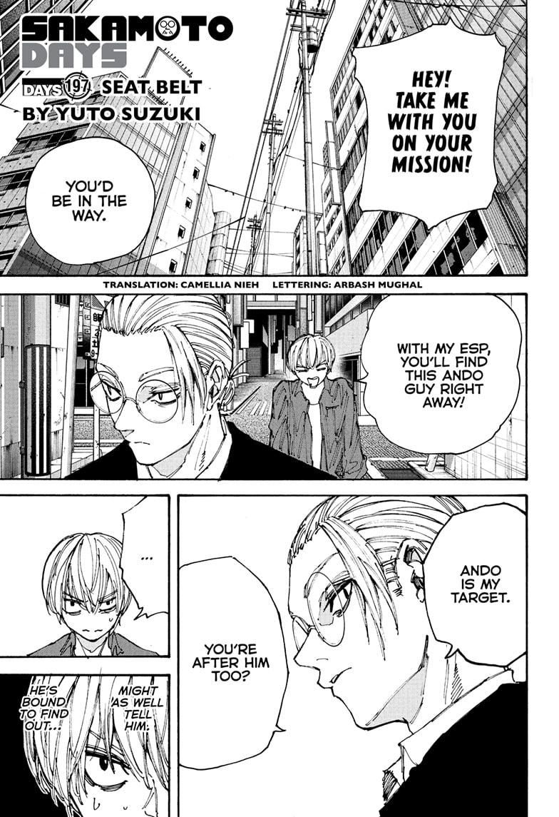 Sakamoto Days chapter 197 page 1