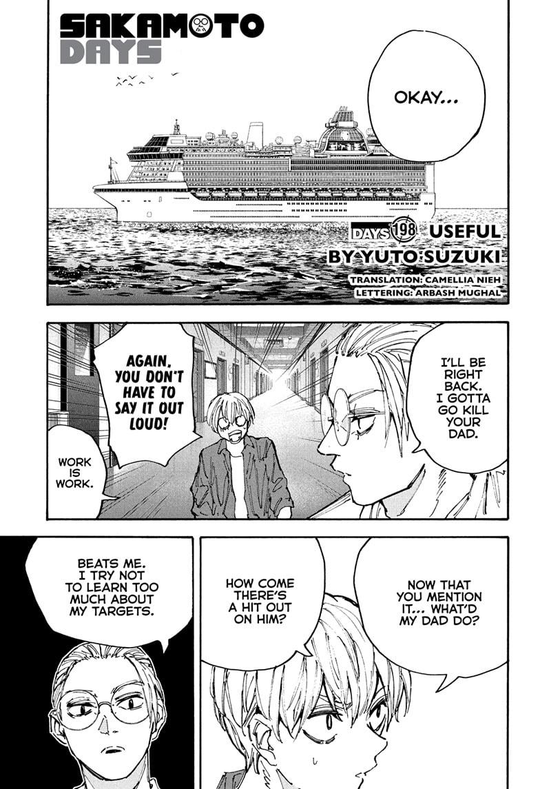 Sakamoto Days chapter 198 page 1