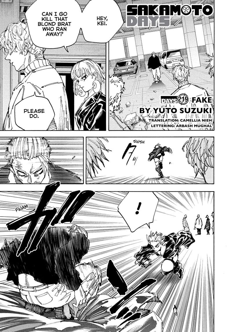 Sakamoto Days chapter 219 page 1