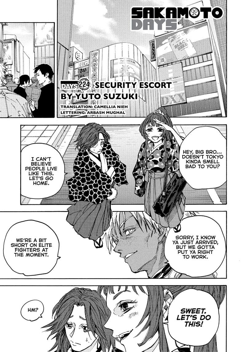 Sakamoto Days chapter 224 page 1