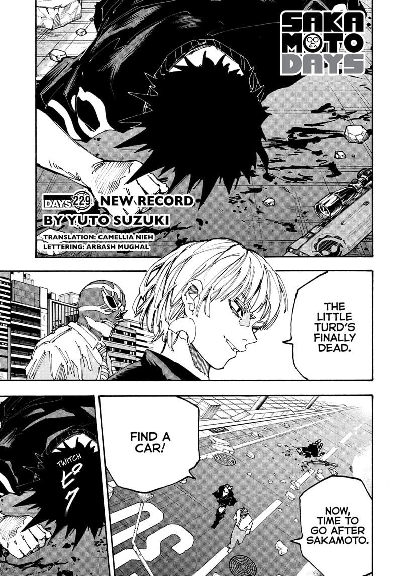 Sakamoto Days chapter 229 page 1