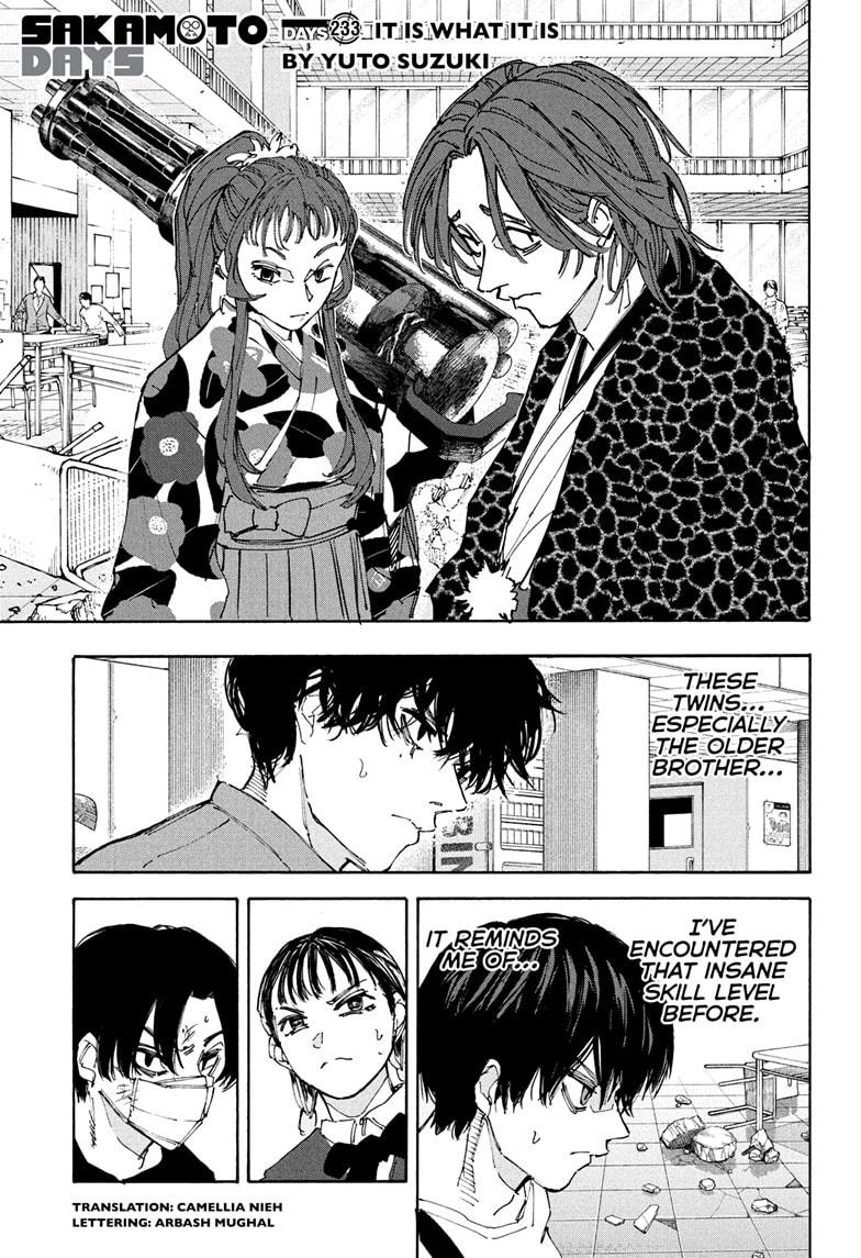 Sakamoto Days chapter 233 page 1