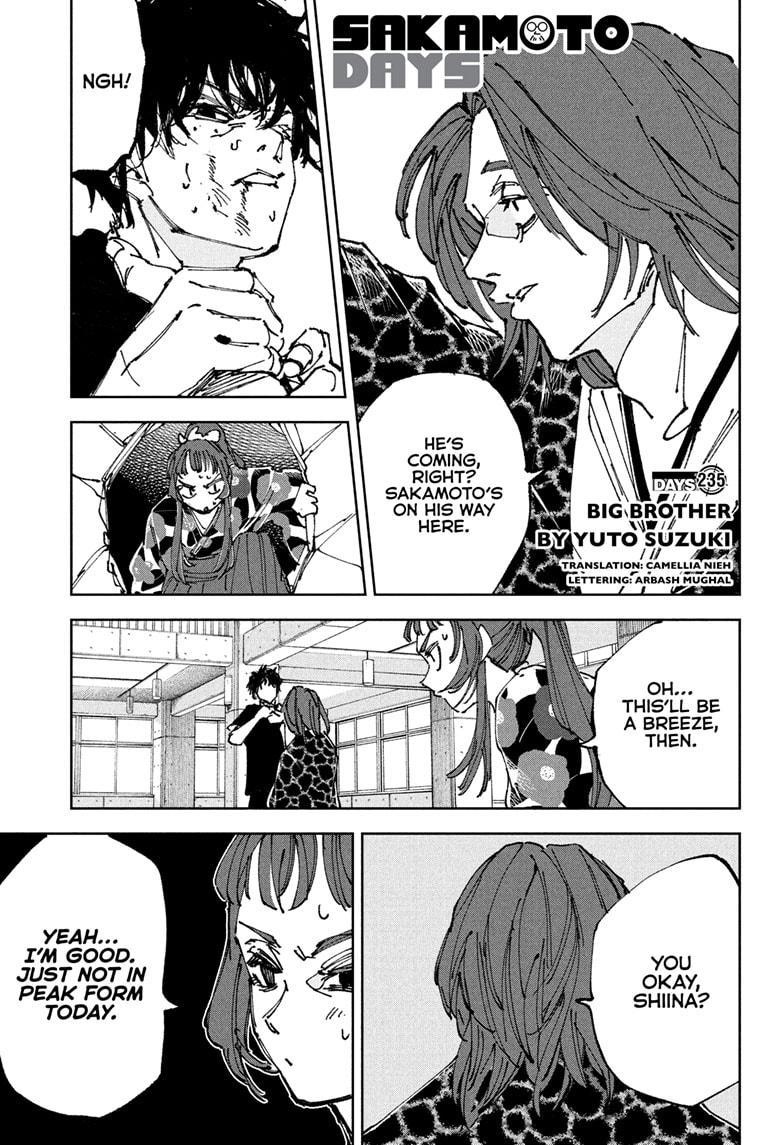 Sakamoto Days chapter 235 page 1