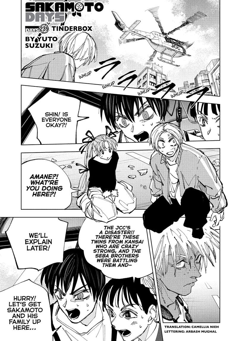 Sakamoto Days chapter 239 page 1