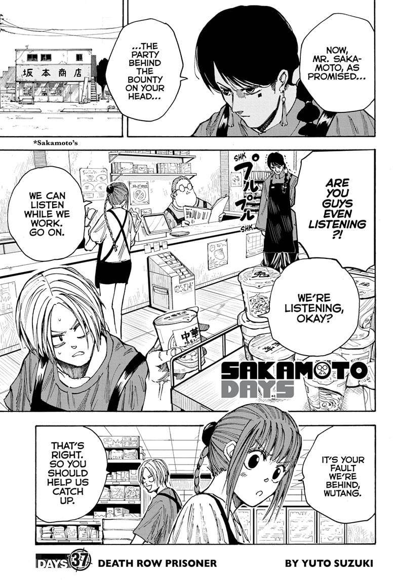 Sakamoto Days chapter 37 page 1