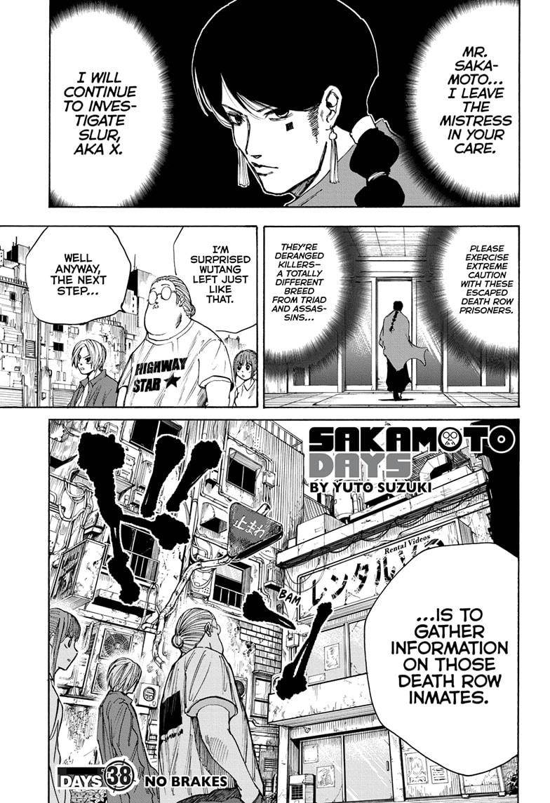 Sakamoto Days chapter 38 page 1