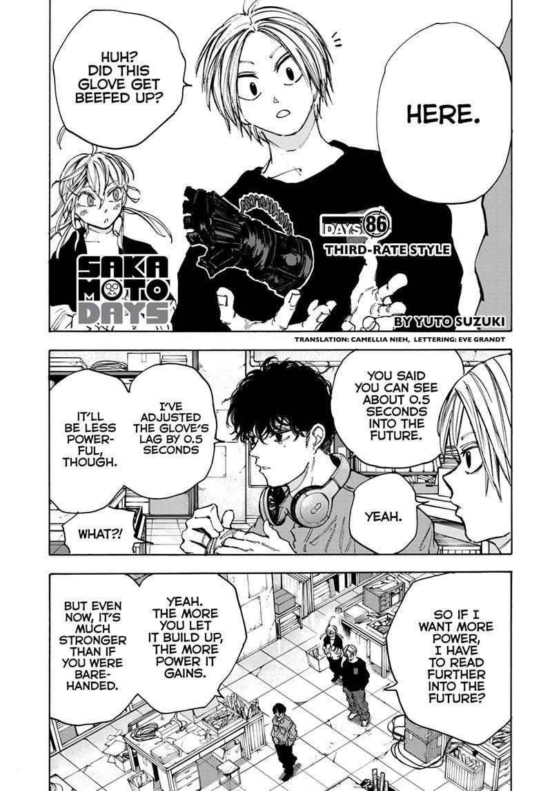 Sakamoto Days chapter 86 page 1