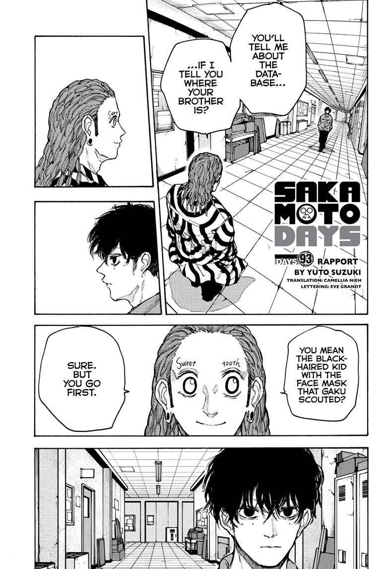 Sakamoto Days chapter 93 page 1