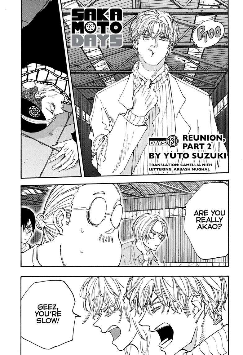 Sakamoto Days chapter 130 page 1