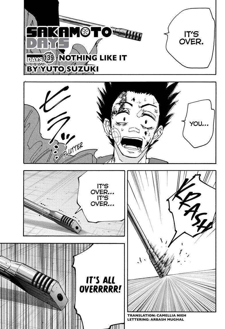 Sakamoto Days chapter 139 page 1