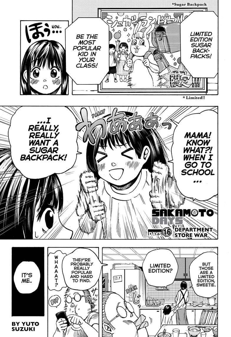 Sakamoto Days chapter 16 page 1