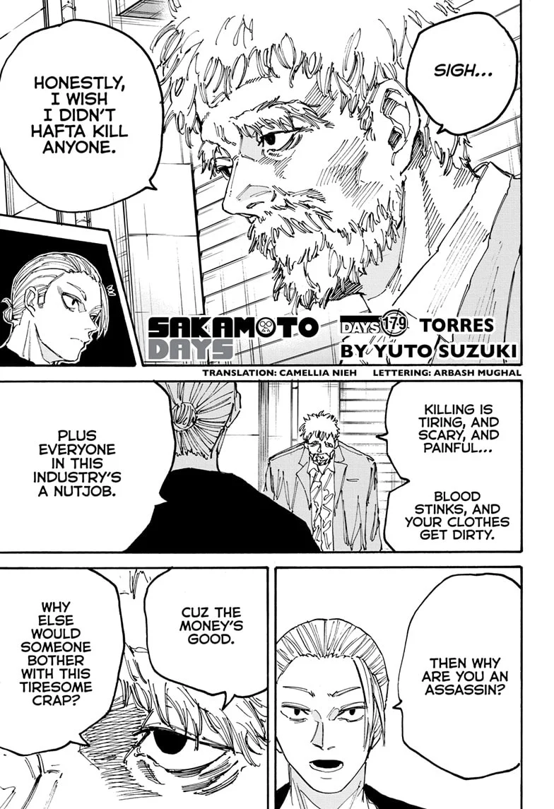 Sakamoto Days chapter 179 page 1