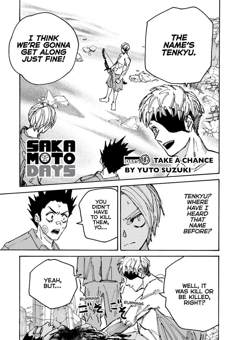 Sakamoto Days chapter 187 page 1