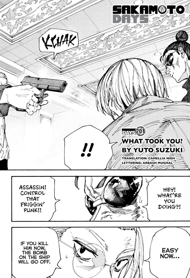 Sakamoto Days chapter 201 page 2