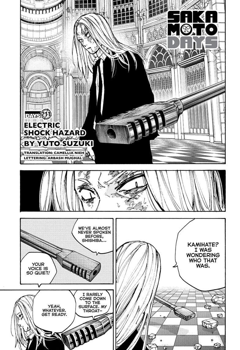 Sakamoto Days chapter 211 page 1