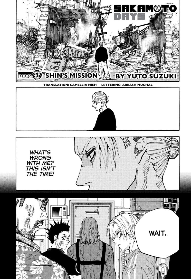 Sakamoto Days chapter 212 page 1